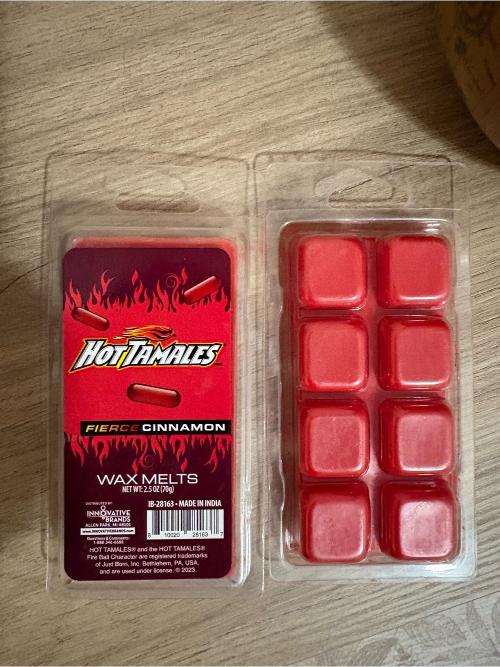 Hot Tamales Fierce Cinnamon Red Wax Melts - 2.5 oz Two Packages